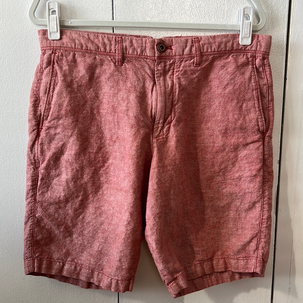 Gap Linen Cotton Linen Blend 9.5” Shorts